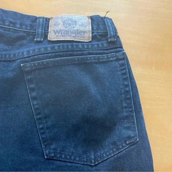 Wrangler Mens Dark Blue Jeans 38x32 Regular - Picture 8 of 10